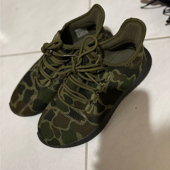 adidas Other - Adidas Green Camouflage Sneakers with Black Sole